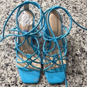 Jessica Simpson Blue Stiletto Heels